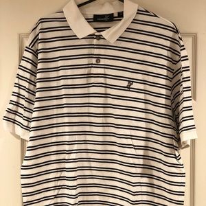 Ashworth Striped Polo Shirt